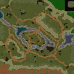 --Arathi Basín-- - Warcraft 3: Mini map