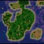 Archers Of The Island version 2.0b - Warcraft 3 Custom map: Mini map