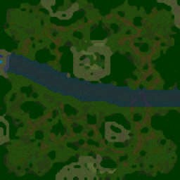 Ashenvale Archers V10000 - Warcraft 3: Mini map