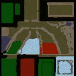 Ashenvale The Castle Defend (QQ) v04 - Warcraft 3: Mini map