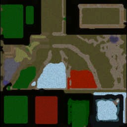 Ashenvale The Castle Defend S1 VN - Warcraft 3: Mini map