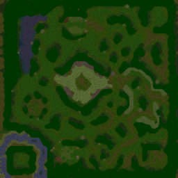 Ashenvale Wars 1.6 - Warcraft 3: Mini map