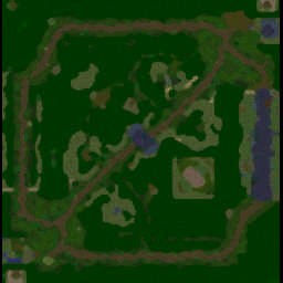 Assault of the Elves 3.1b - Warcraft 3: Mini map