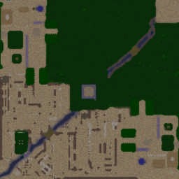 ba vuong hoc duong 3vs3 1.0 - Warcraft 3: Mini map
