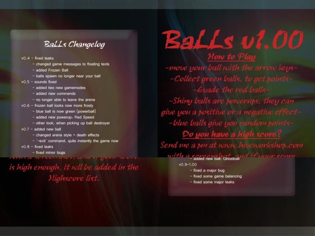 BaLLs v1.00 - Warcraft 3: Custom Map avatar