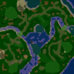 Bandit Islands v1.93 - Warcraft 3: Mini map