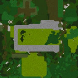 Bandit Spear War - Warcraft 3: Mini map