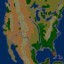 Battle for America V 1.6 Creepless - Warcraft 3 Custom map: Mini map