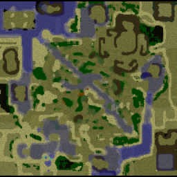 Battle for The Shrines v3.8 - Warcraft 3: Mini map