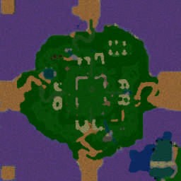 Battle of Arm and Core V2.8 - Warcraft 3: Mini map