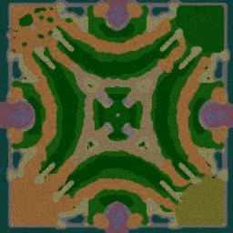 Battle of the Rival Nations X (2.5) - Warcraft 3: Mini map