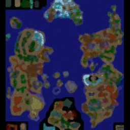 艾泽拉斯战火燎原BETA1.3.7 - Warcraft 3: Mini map