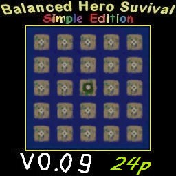 BHS Simple Edition v0.09-24p - Warcraft 3: Mini map