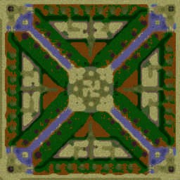 Битва в квадрате v1.02 - Warcraft 3: Mini map