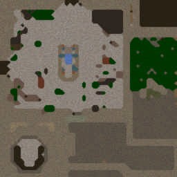 BluerЖизньНаАренеRomil2.2 - Warcraft 3: Mini map