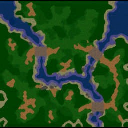 Большая река tv1.4 - Warcraft 3: Mini map