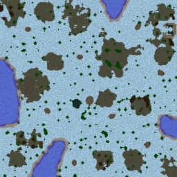 Bosque del Terror GOLD - Warcraft 3: Mini map