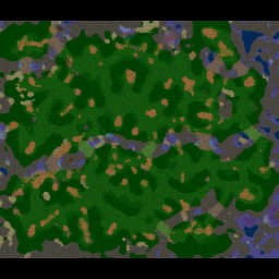 Bosque Oscuro a muerte - Warcraft 3: Mini map