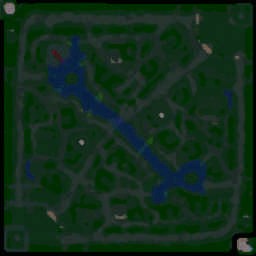 Bosques de Valakya - Warcraft 3: Mini map