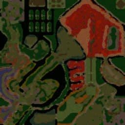 Broken Lands: Shade's Revenge - Warcraft 3: Mini map