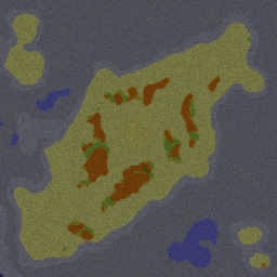 Capture a Bandeira 0.60 - Warcraft 3: Mini map