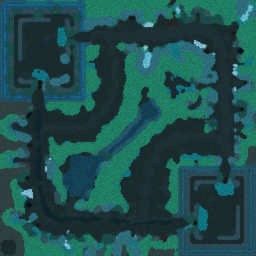 Castle vs Castle Flame Edition 2.0a - Warcraft 3: Mini map