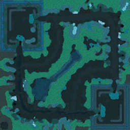 Castle vs Castle Flame Edition 2.0a - Warcraft 3: Mini map