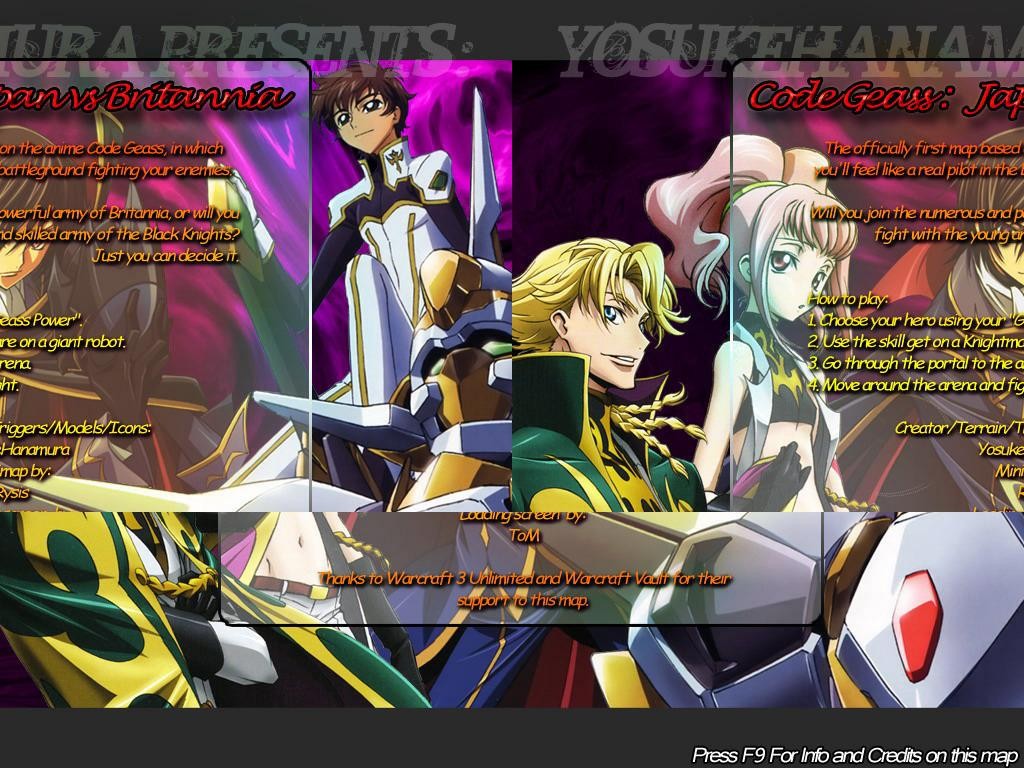 Code Geass: Japan v Britannia 1.2.1 - Warcraft 3: Custom Map avatar