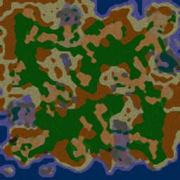 Crazy 1on1 - Warcraft 3: Mini map