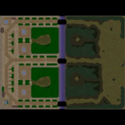 Creeps War 0.5b - Warcraft 3: Mini map