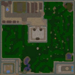 Cross-Sword War v1.1 - Warcraft 3: Mini map