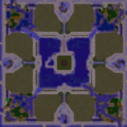 CUÔC CHIÊN HUYÊN THOAI GEM 1 - Warcraft 3: Mini map