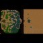 Cursed Lands Siege v0.72a - Warcraft 3 Custom map: Mini map