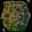 Cursed Lands Siege v0.75b - Warcraft 3 Custom map: Mini map
