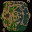 Cursed Lands Siege v0.75c - Warcraft 3 Custom map: Mini map