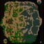 Cursed Lands Siege v0.75d - Warcraft 3 Custom map: Mini map