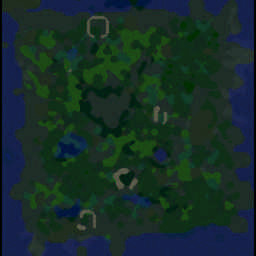Болота зомби - Warcraft 3: Mini map