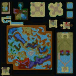 DAI CHIEN XICH BICH7/ 1.0V - Warcraft 3: Mini map