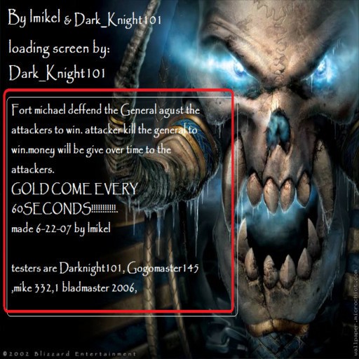 *Dark Deffend Fort Michael* - Warcraft 3: Custom Map avatar