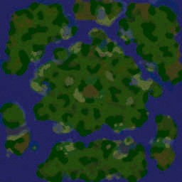 Darkness of Ashenvale - Warcraft 3: Mini map