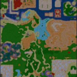DBZ Tribute Goranda V2 - Warcraft 3: Mini map