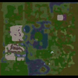 DBZ Ultimate Reborn - Warcraft 3: Mini map