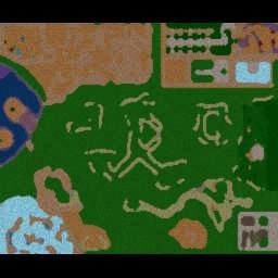DBZ ULTIMATE XXXL - Warcraft 3: Mini map