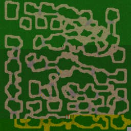 DBZ v5.00 Ultimate c - Warcraft 3: Mini map