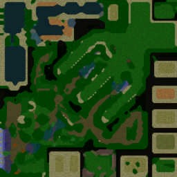 Defend of Konoha Original - Warcraft 3: Mini map