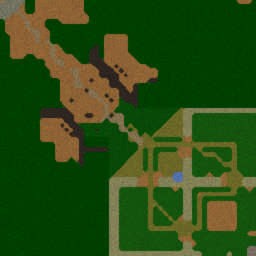 Defend The Castle - Warcraft 3: Mini map