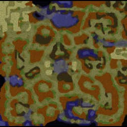 Defense of the Gaia 1.1 - Warcraft 3: Mini map