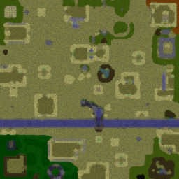 Desert Of War v1.9 - Warcraft 3: Mini map