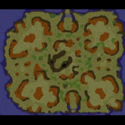 Dharn's Land(Ver 1.24) - Warcraft 3: Mini map