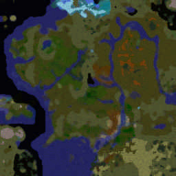Downfall of Númenor - Warcraft 3: Mini map